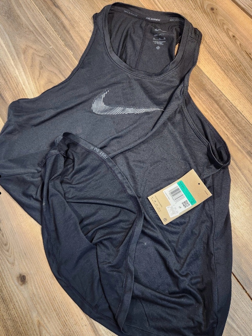 Nike Black Performance Racerback Tank Top